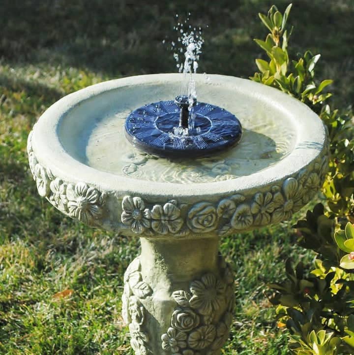AquaBliss - Fontaine et bain d'oiseaux à énergie solaire - Image 3