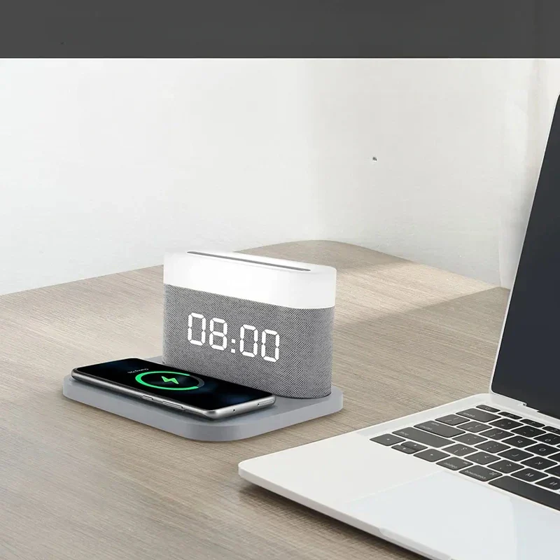 ChargeSync - Station de charge sans fil 15 W avec réveil intégré - Image 3
