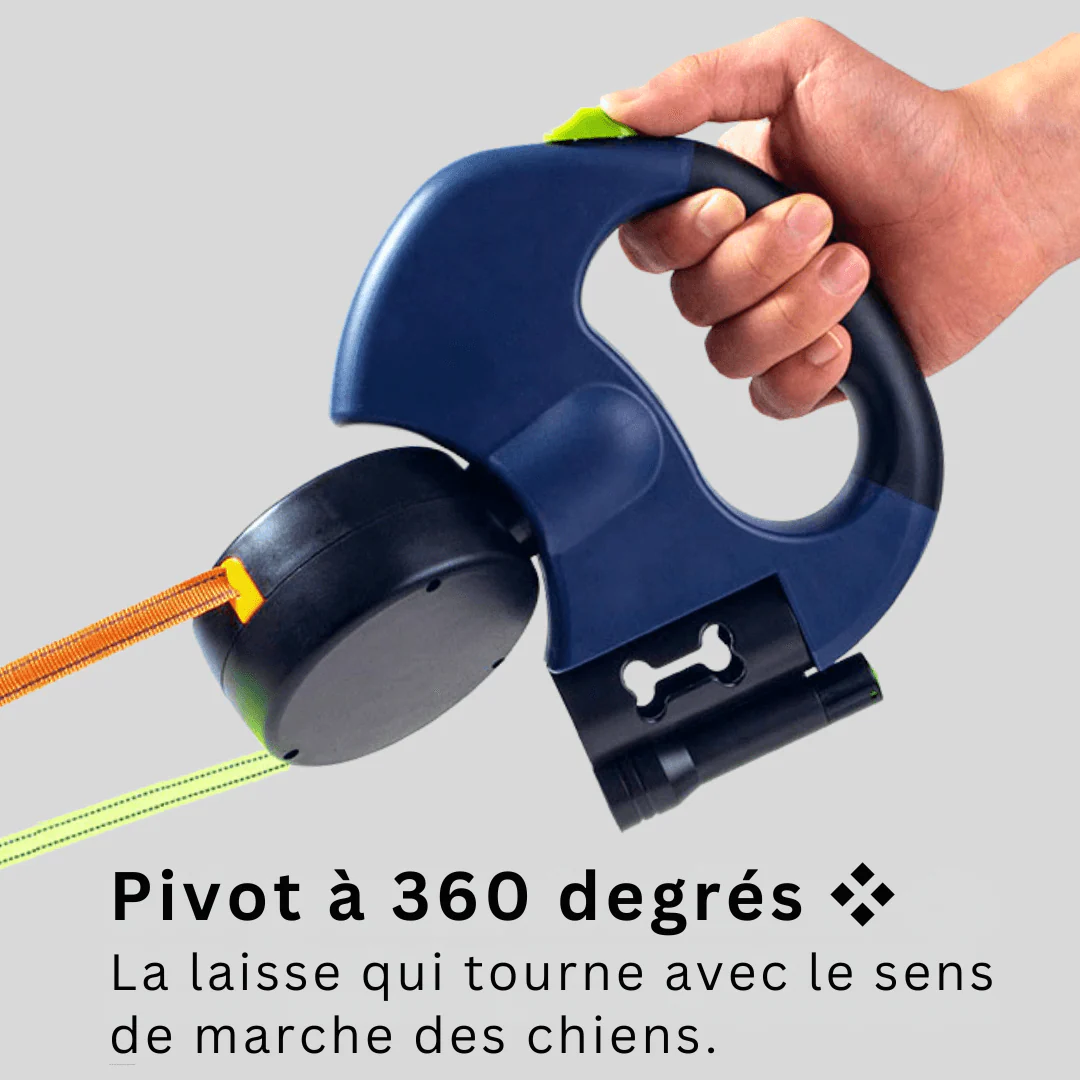 DuoLeash - Système de Laisse Confortable Pour Promener Deux Chiens Ensemble - Image 3