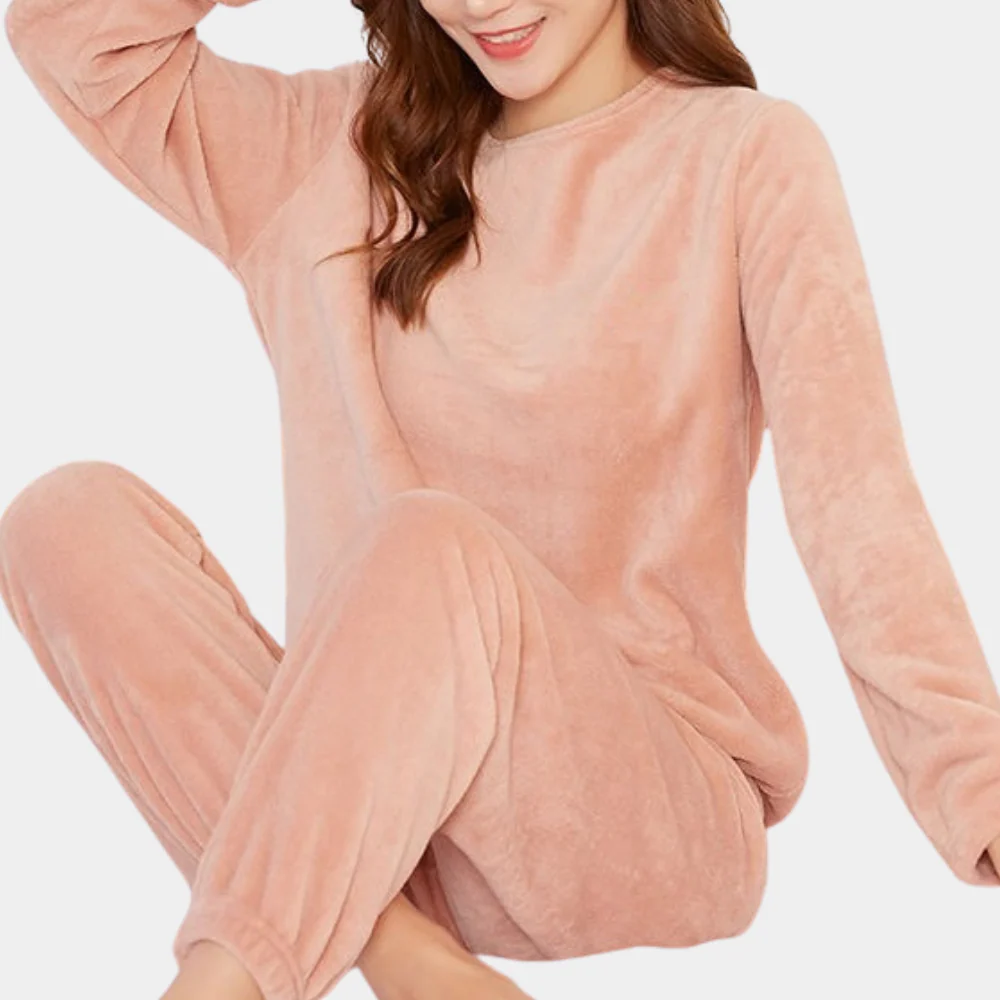 Gemma - Ensemble de pyjama en polaire douillet pour un confort et un style décontractés - Image 3