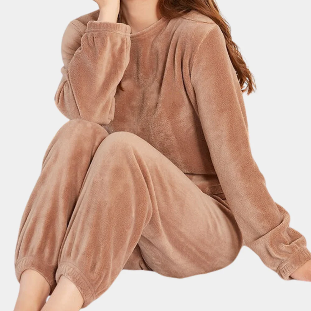 Gemma - Ensemble de pyjama en polaire douillet pour un confort et un style décontractés - Image 4