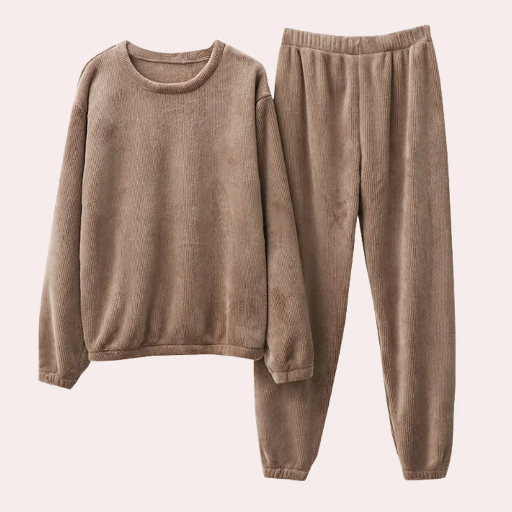 Gemma - Ensemble de pyjama en polaire douillet pour un confort et un style décontractés - Image 5