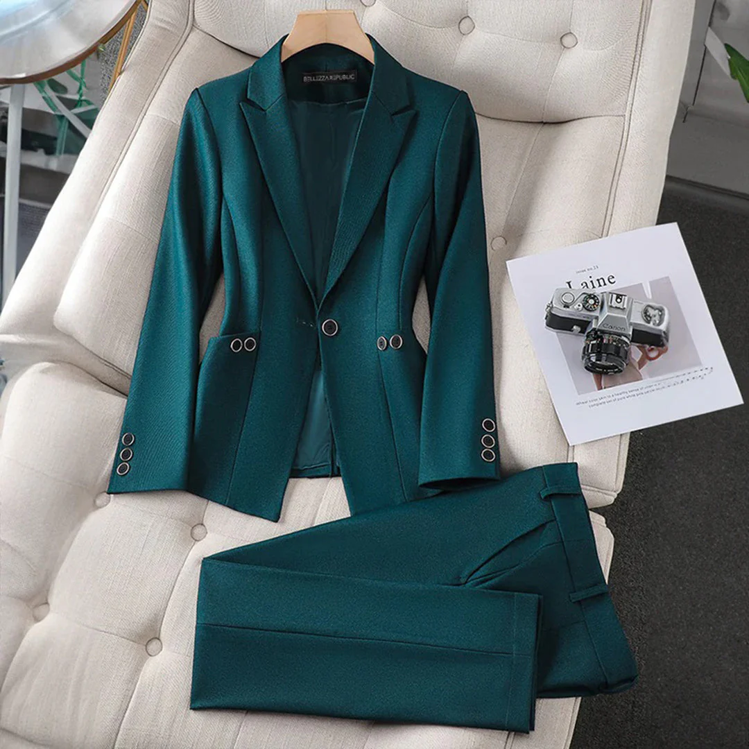 Grace - Ensemble blazer sophistiqué avec pantalon pour un style sans effort - Image 3