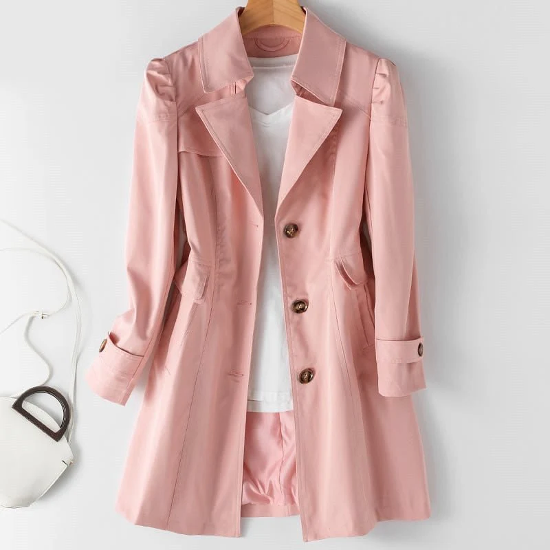 Lainey - Tranchée-Manteau Chic et Confortable - Image 4