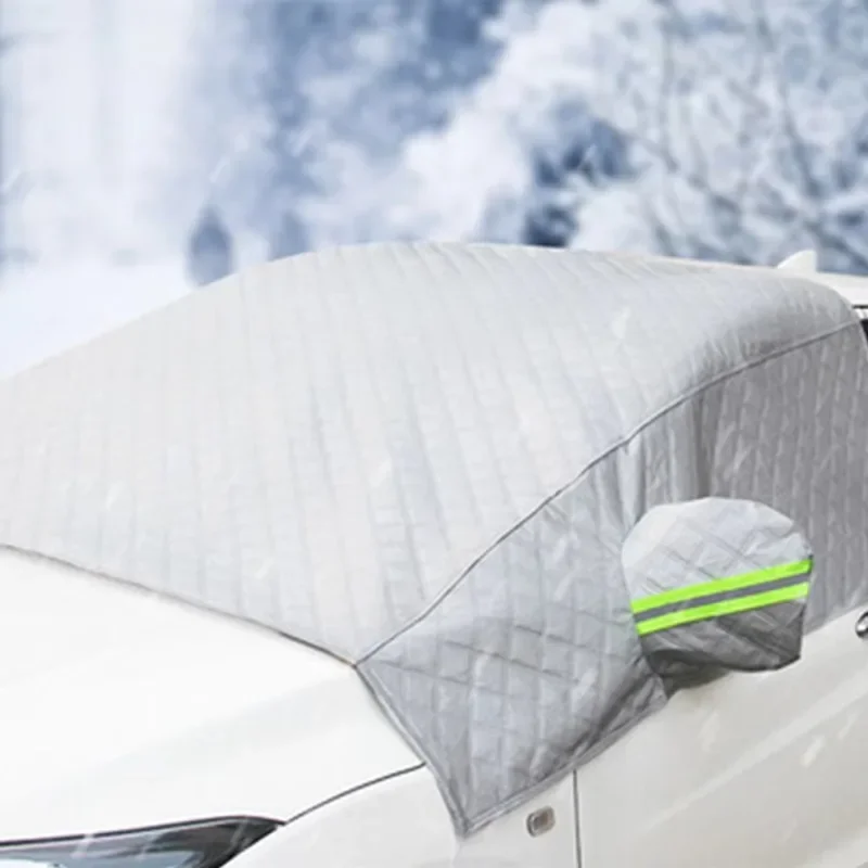 WinterWrap - Protection d'hiver magnétique pour pare-brise et rétroviseurs - Image 3